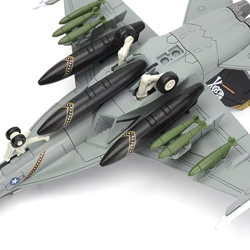 1:72 Scale F/A-18F Super Hornet VF-103 Grumman Tomcat Military Model Aircraft - US Navy Pirate Flag Edition