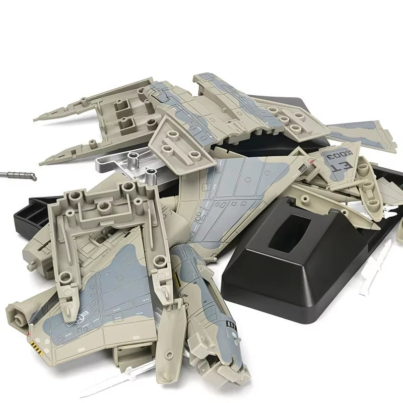 1/72 Creative Military Series Mcdonnell Douglas F-15 Eagle Fighter Building Blocks Pre-Color Model DIY Decor Toys for Xmas Gifts
