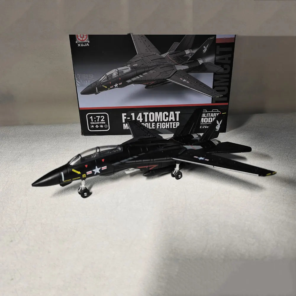 Diy F14 Tomcat Model Aircraft Kit 1/72 Assembly Model Toy Planes ABS Military Model Toys for Gifts Educational Toys