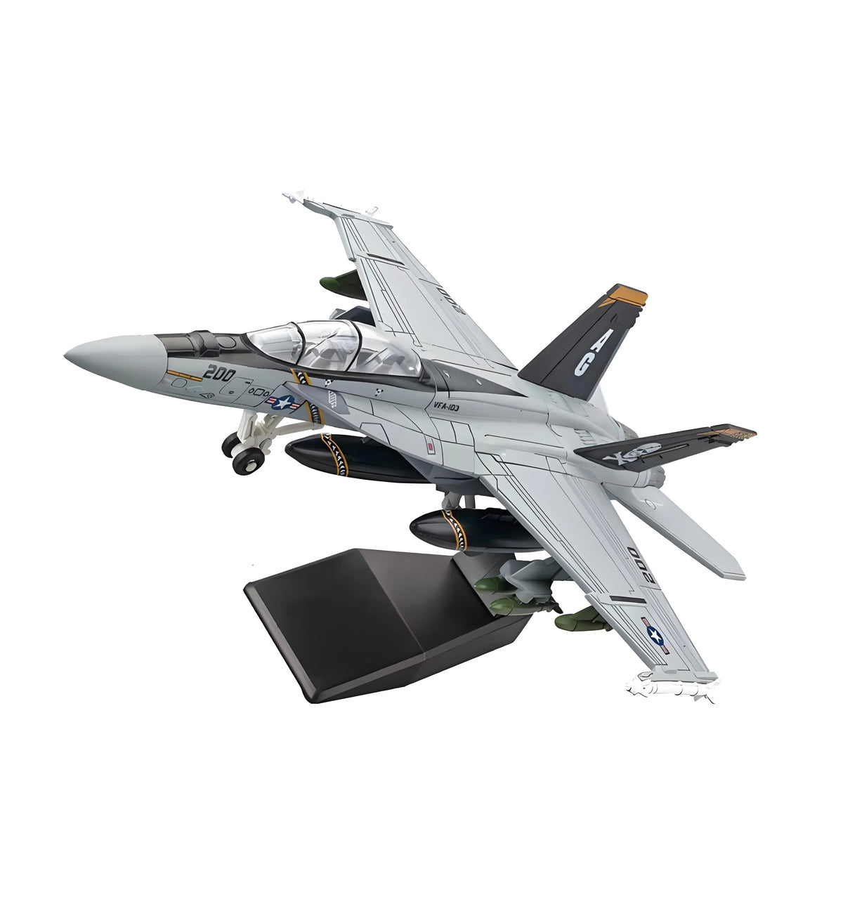 1:72 Scale F/A-18F Super Hornet VF-103 Grumman Tomcat Military Model Aircraft - US Navy Pirate Flag Edition